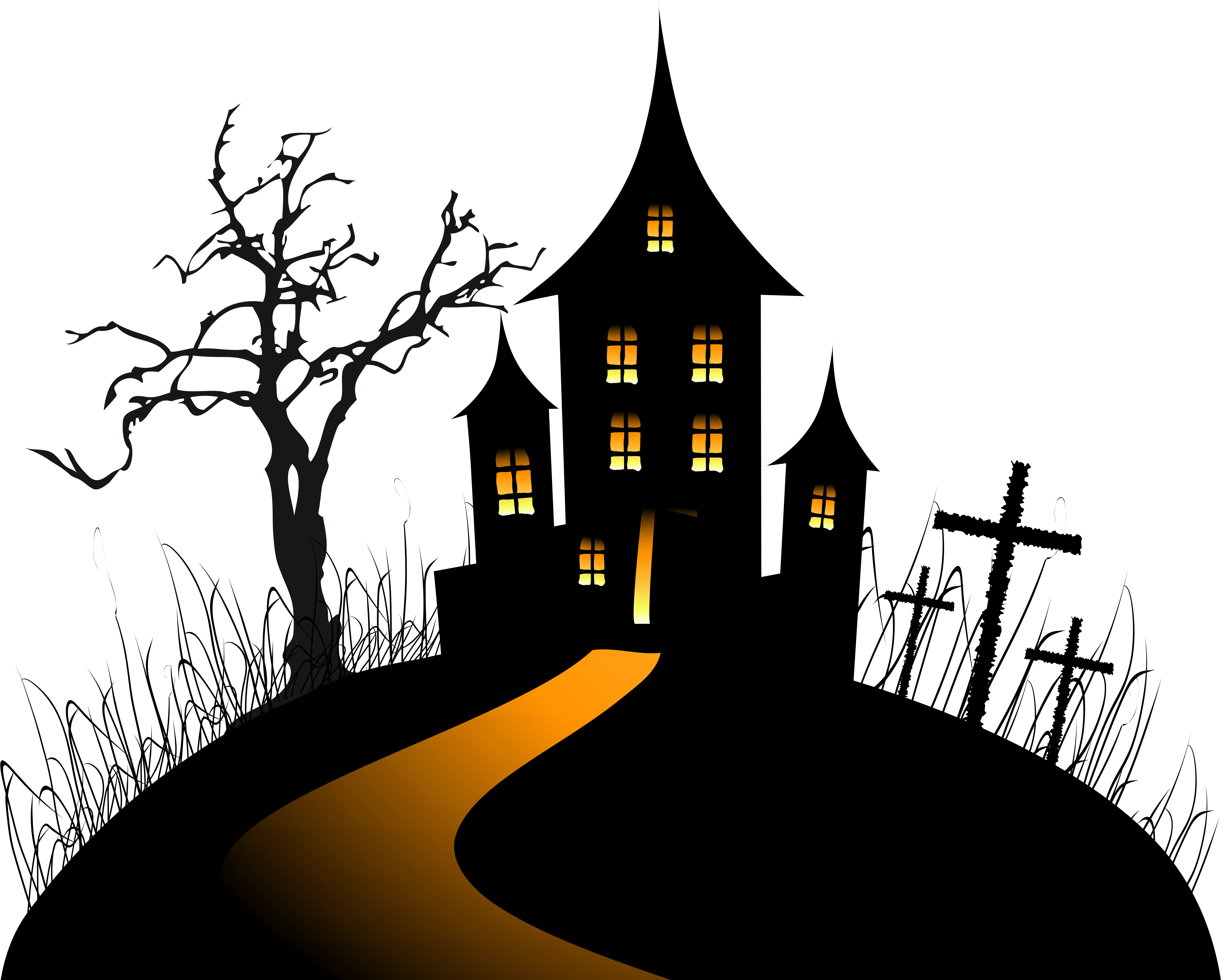 Spooky Castle Clipart Png 23 Photos