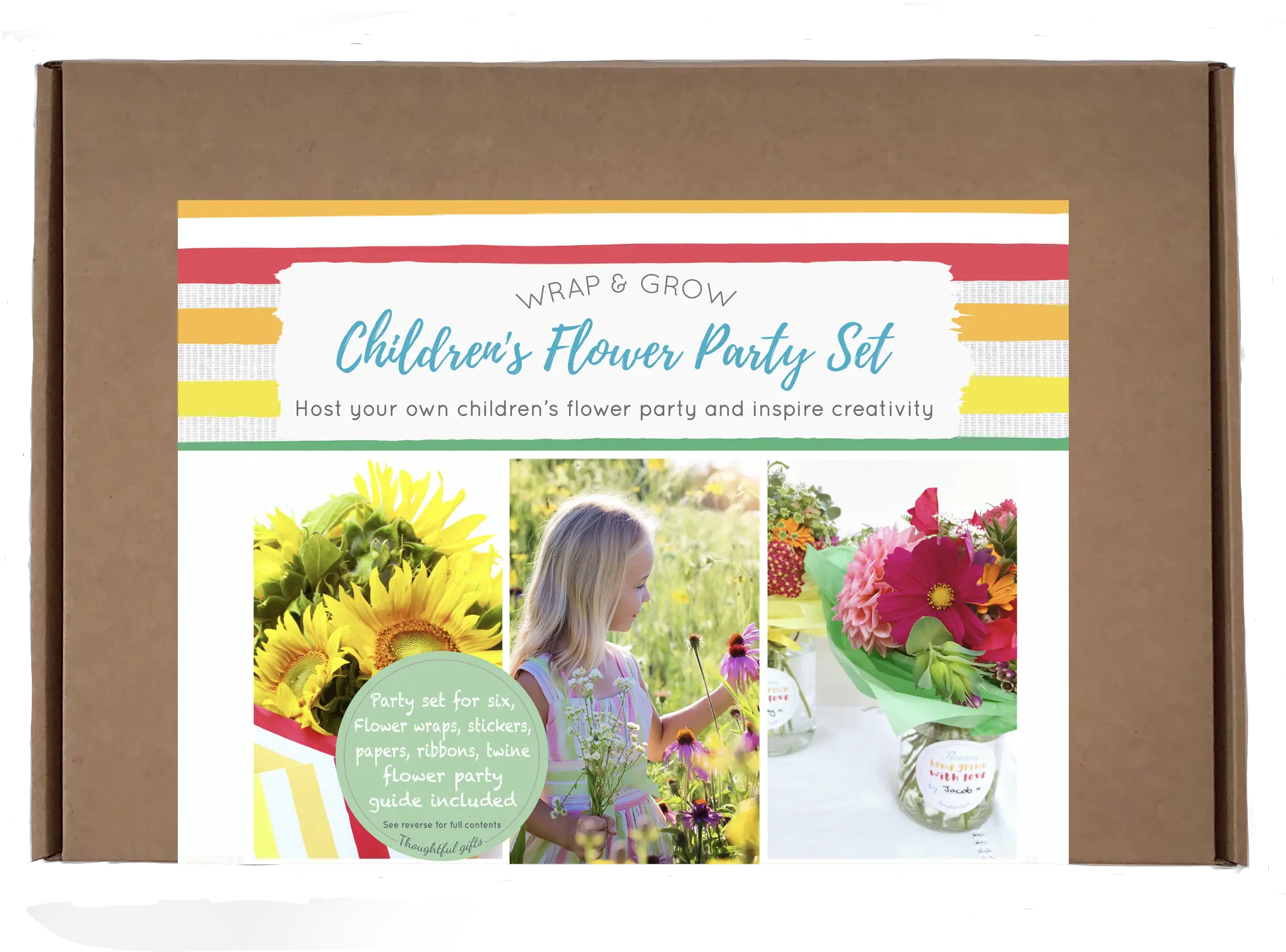 Childrenu0027s Flower Party Set U2013 Kelly Rideout Sunflower Png Wildflower Png