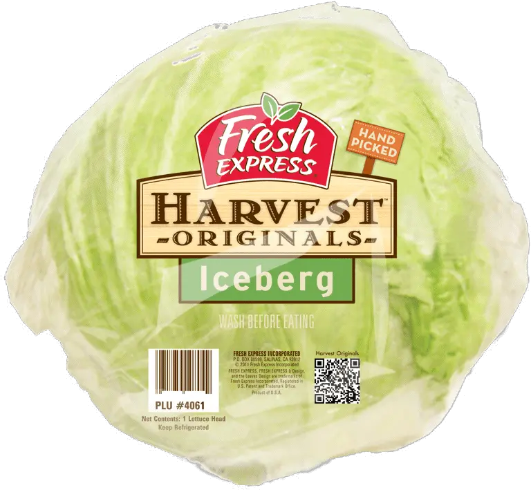 Iceberg Head Lettuce Fresh Express Salad Png Lettuce Png