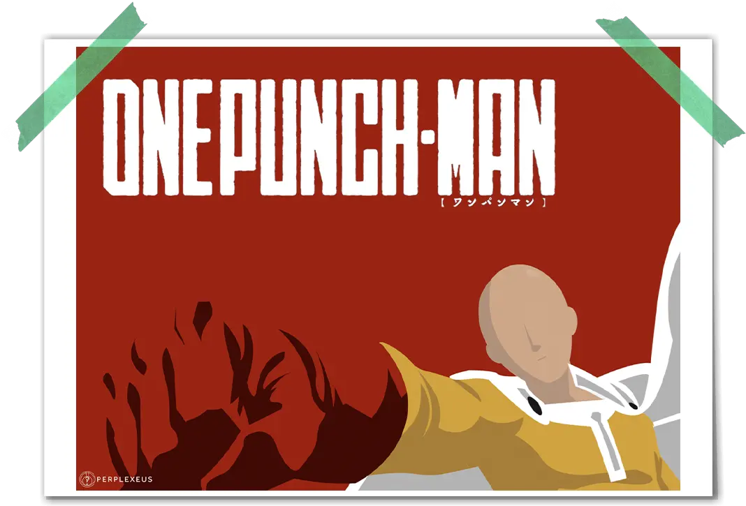 One Punch Man Minimalistic Poster Japanese Icebreaker Shirase Png Saitama Transparent