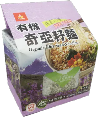 Chering Chang Organic Chia Seed Noodles Green Common Breakfast Cereal Png Noodle Png