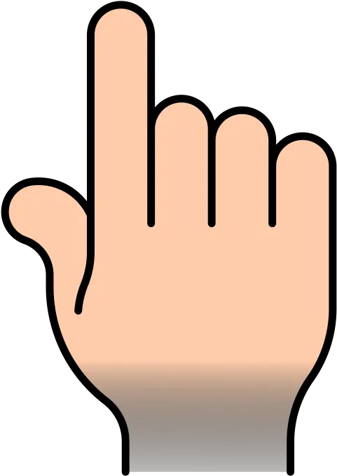 Blue Pointer Finger Png Svg Clip Art Touch Drawing Pointer Finger Png
