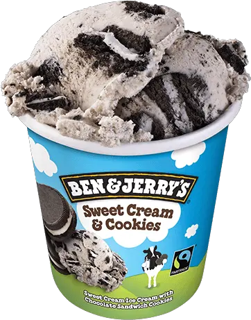 Sweet Cream Cookies Ice Ben And Mint Chocolate Cookie Png Cookies And Cream Png