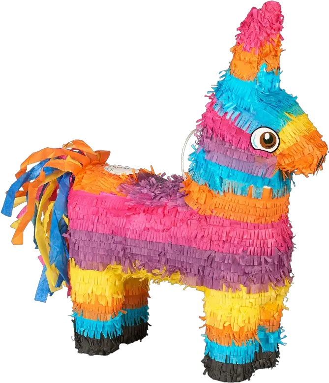 Transparent Background Donkey Pinata Llama De Colores Piñata Png Pinata Png