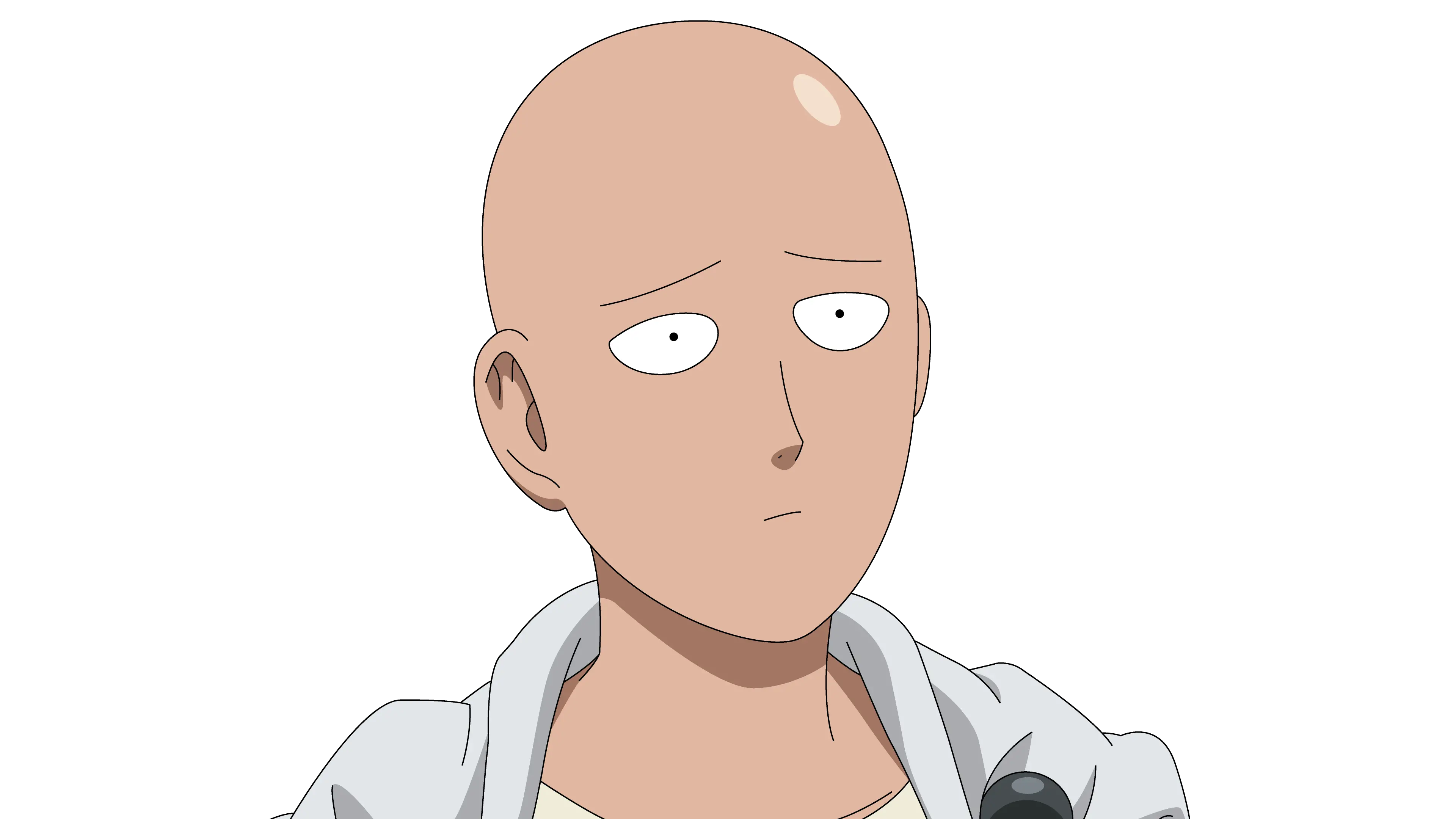 One Punch Man Saitama Transparent One Punch Man Face Png Saitama Transparent