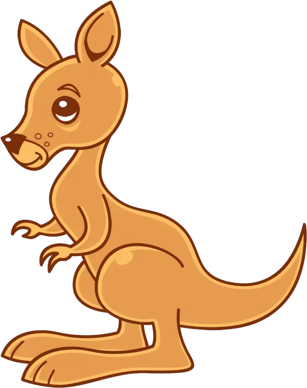 Kangaroo Clipart Vertebrate Transparent Background Kangaroo Cartoon Png Kangaroo Transparent Background