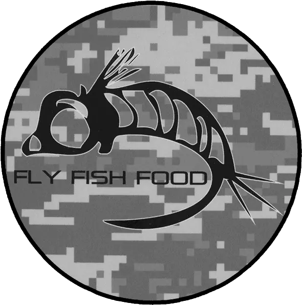 Fly Fish Food Round Logo Sticker Digicamo Png