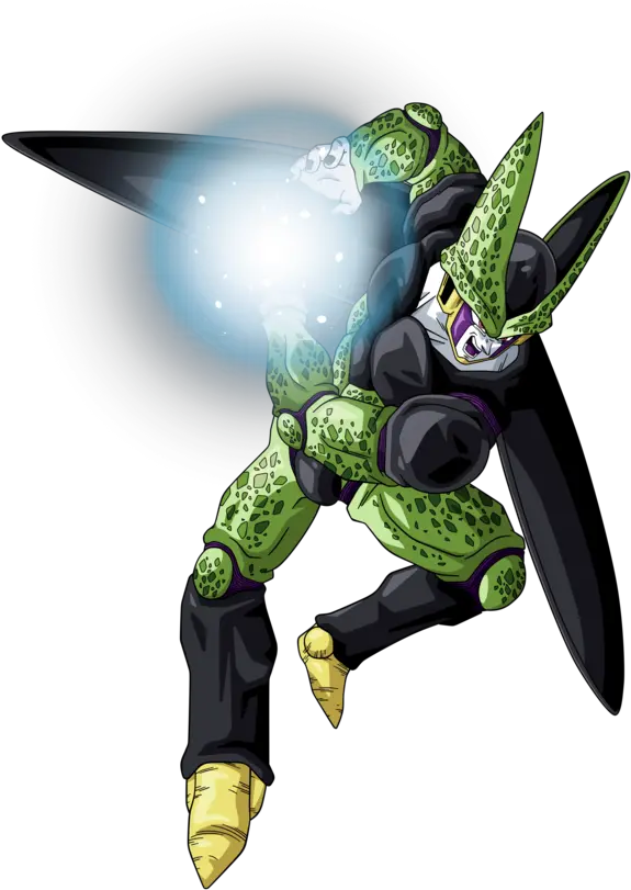 Dragon Ball Z Perfect Cell Kamehameha Dragon Ball Z Cell Transparent Png Perfect Cell Png