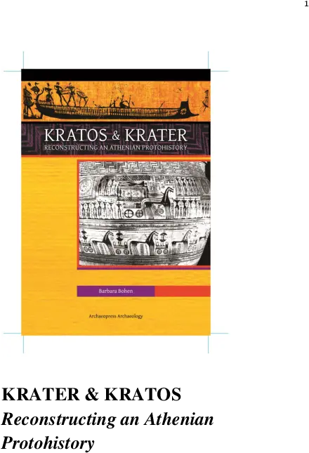 Pdf Kratos U0026 Krater Reconstructing An Athenian Geometric Krater Png Kratos Transparent