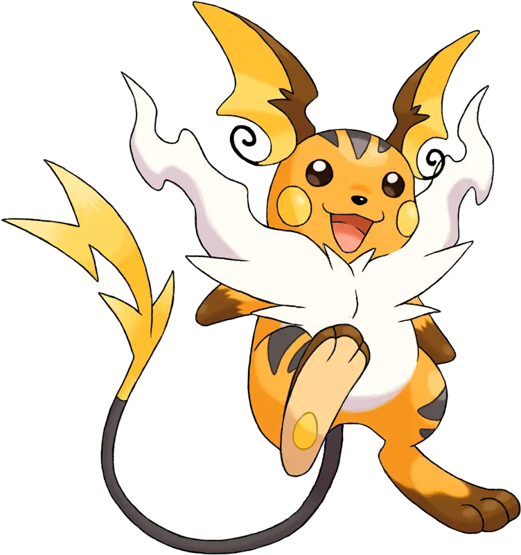 Pokemon 10026 Shiny Mega Raichu Pokedex Raichu De Alola Shiny Png Raichu Png