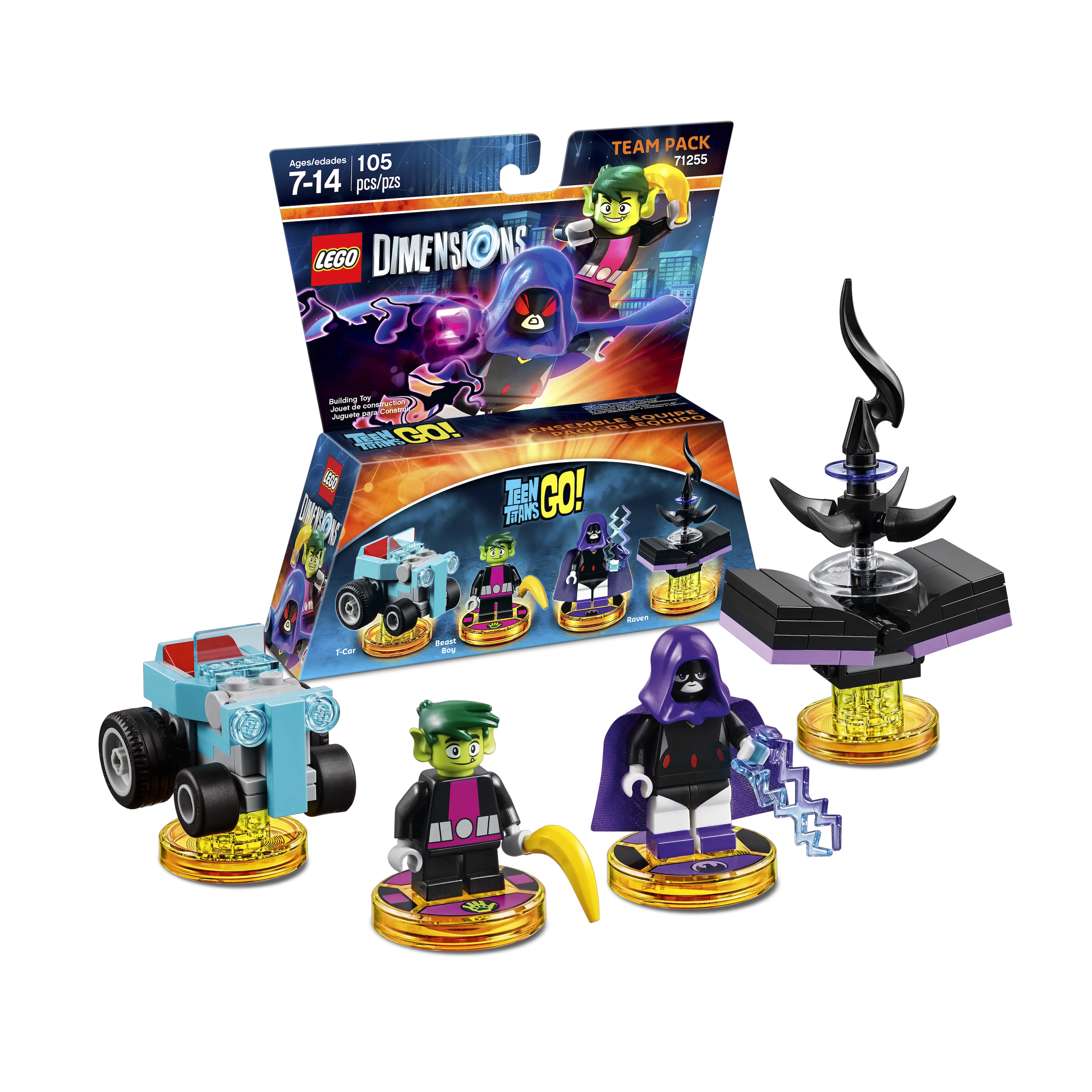 Five New Expansion Packs Revealed For Lego Dimensionsvideo Lego Dimensions Team Titans Go Png Beast Boy Png