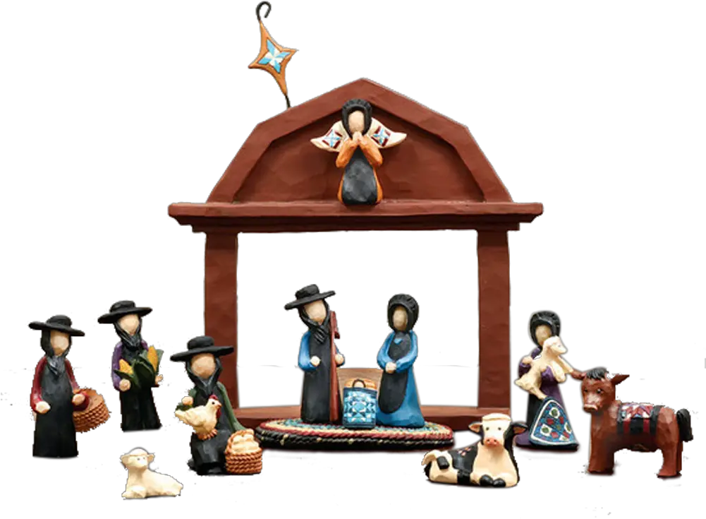 Download Amish Nativity Full Size Png Image Pngkit Cartoon Nativity Png