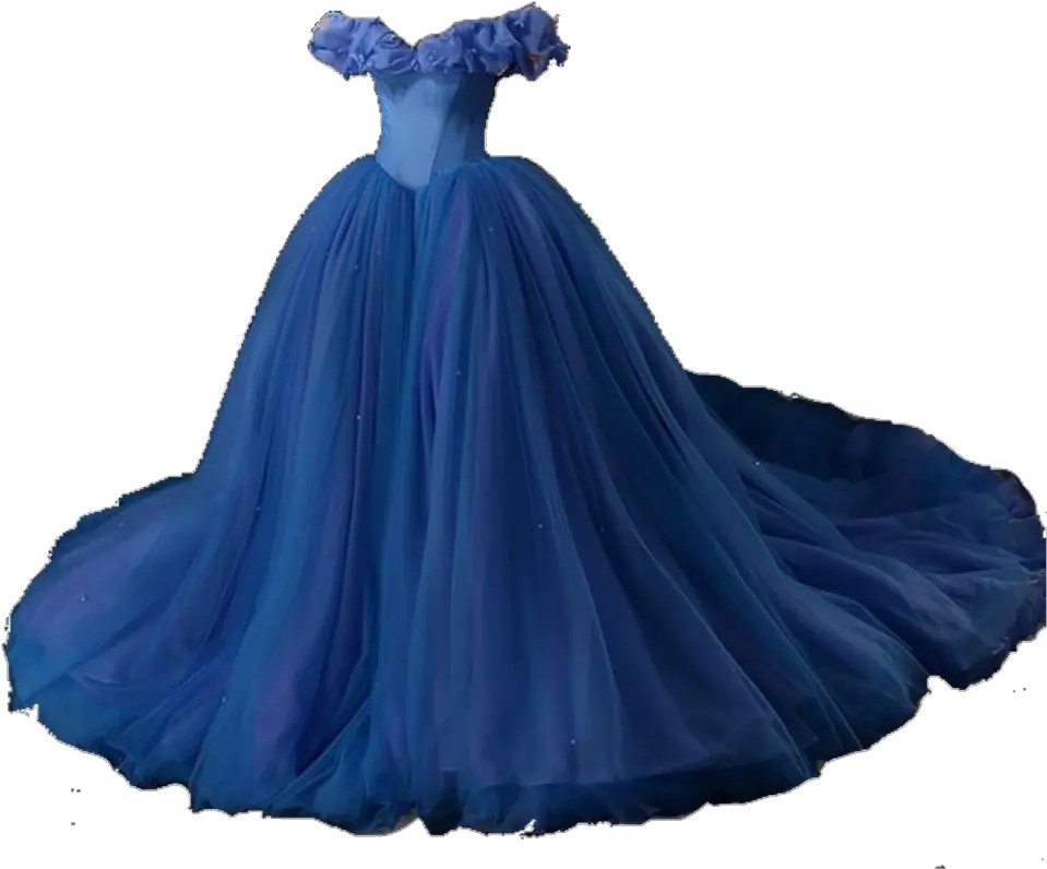 Blue Dress Queen Princess Cinderella Cute Aesthetic Transparent Princess Dress Png Cinderella Png