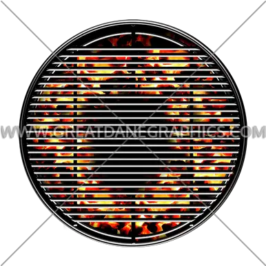 Bbq Grill Top Production Ready Artwork For T Shirt Printing Circle Png Bbq Grill Png