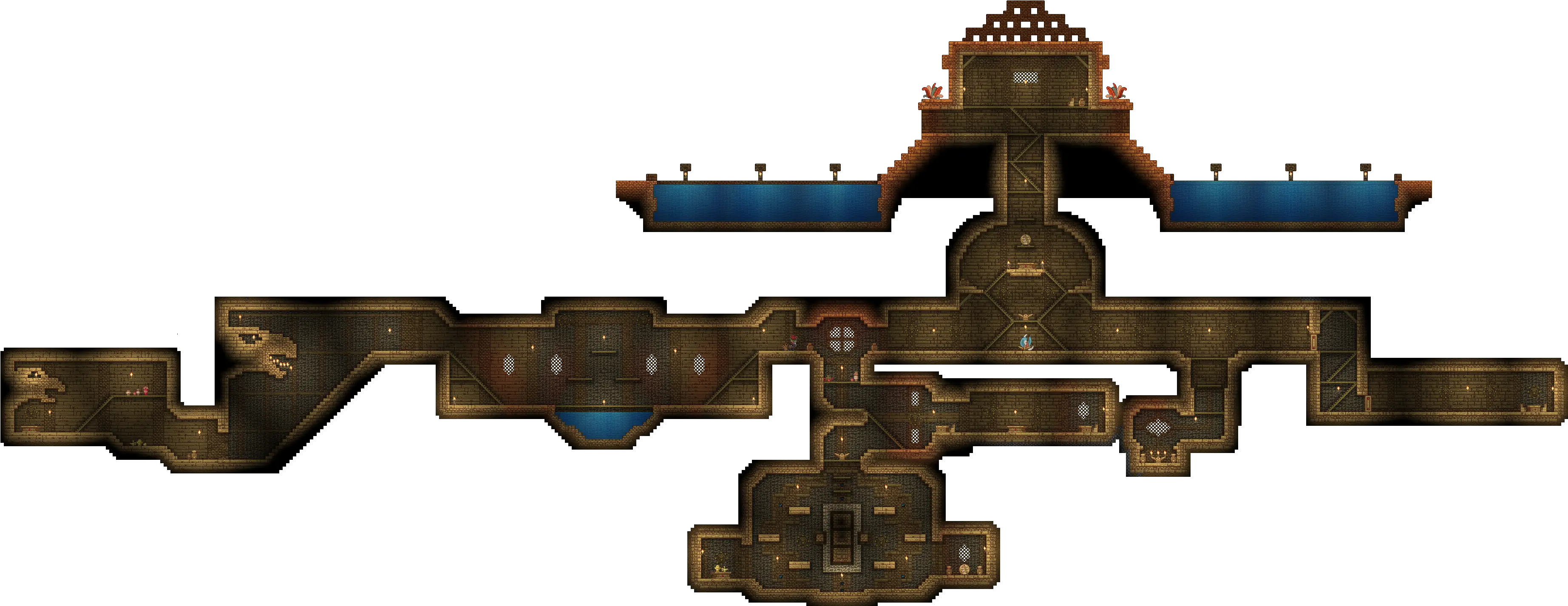 Starbound Avian Dungeon Screenshot Png Starbound Logo