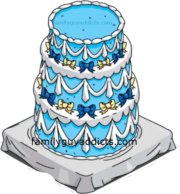 Five Years Of Family Guy Quest For Stuff Event Teaser Cake Png Family Guy Logo Png