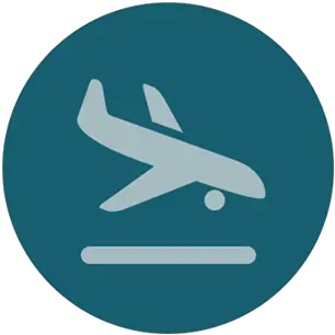 Project Highlight Icon Airplane Landing Png White Plane Arrive Icon