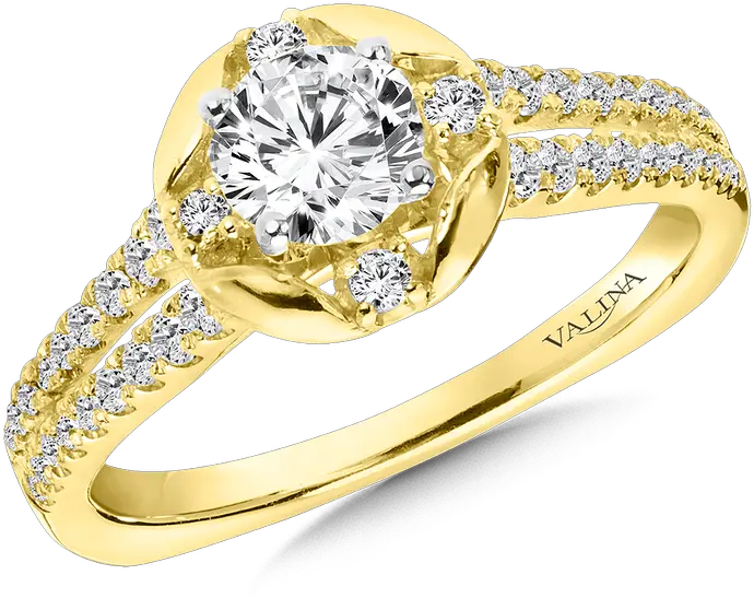 Valina Diamond Engagement Ring Mounting Engagement Ring Png Ring Transparent Background