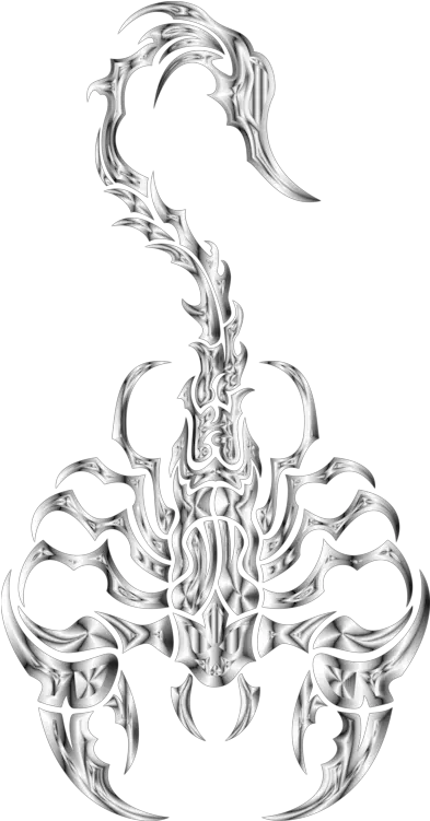 Line Art Body Jewelry Scorpion Png Scorpion Tattoo Black And White Scorpion Png