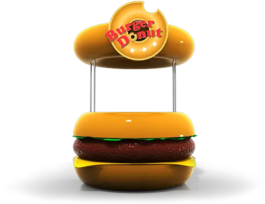 Burger Donut Logo U0026 Booth Design Donut Booth Design Png Donut Logo