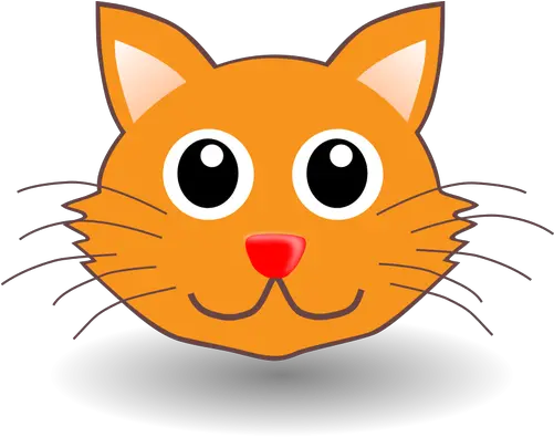 Funny Cat Head Vector Illustration Cat Face Clipart Png Funny Cat Png