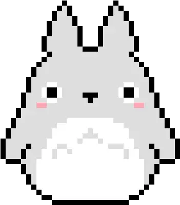 Totoro Ball Pixel Art Png Totoro Transparent