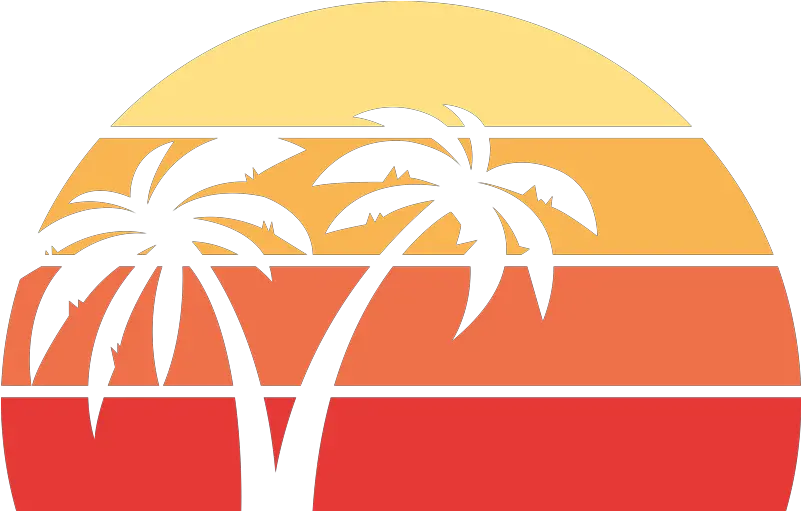 Retro Sunset Wall Decal Sunset Png Retro Anime Icon
