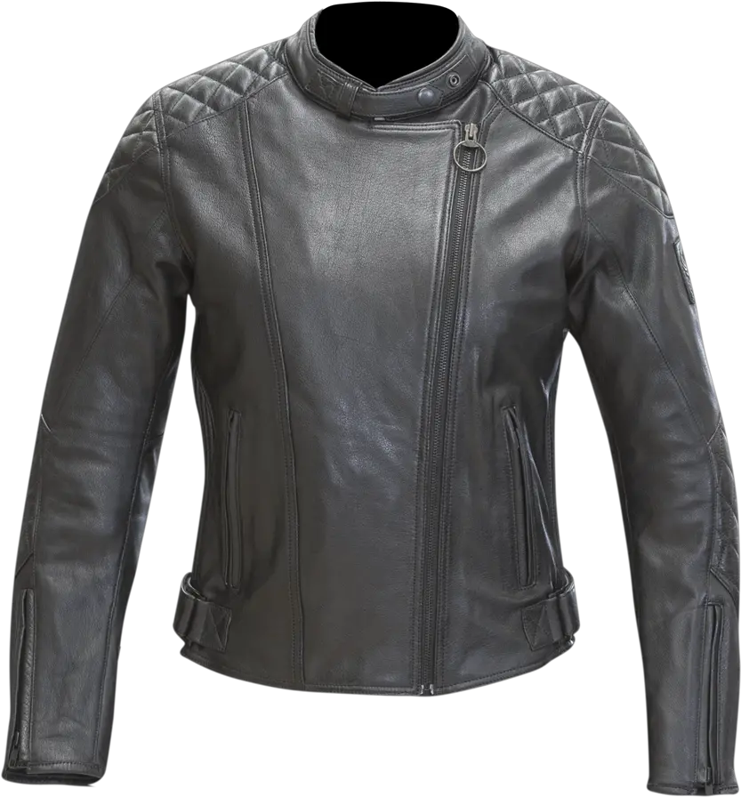 Merlin Hadley Ladies Leather Jacket Checkered Shirt Png Leather Jacket Png