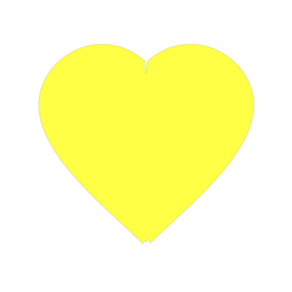 Download Hd Png Image Report Discord Heart Emoji Yellow Large Heart Hearts Emoji Png