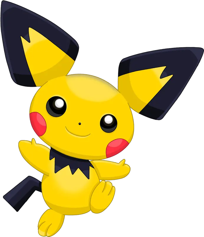 Download Pokemon Shiny Pichu Spikyeared Pichu Pokemon Png Pichu Transparent