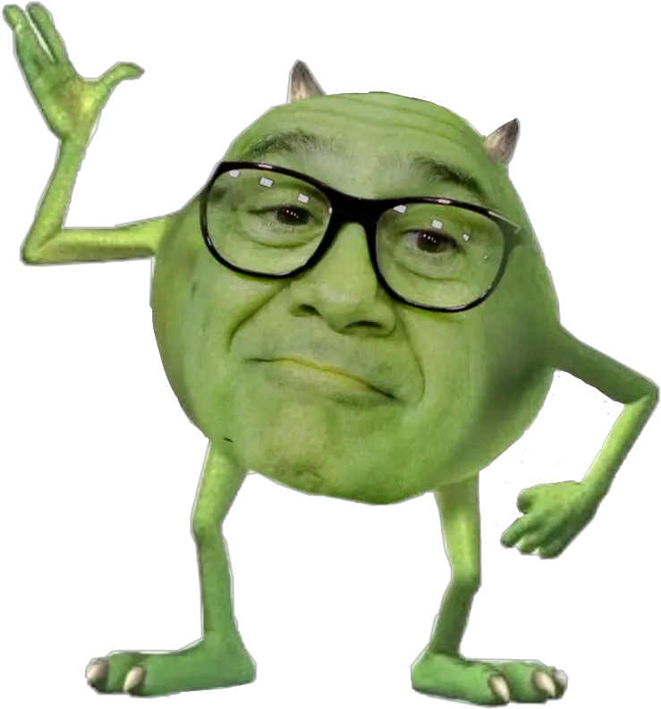 Dannydevito Danny Devito Mikewazowski Monsters Inc Mike Wazowski Png Danny Devito Transparent