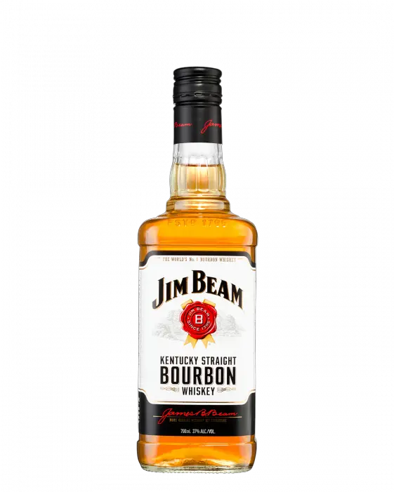 Jim Beam White Label Bourbon 700ml Jim Beam White Label 1l Png Beam Png