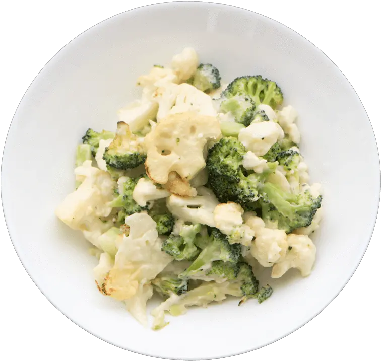 Cheesy Cauliflower And Broccoli Bowl Superfood Png Broccoli Png