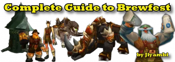 Complete Guide To Brewfest World Of Warcraft Pro Great Brewfest Kodo Png World Of Warcraft Logos