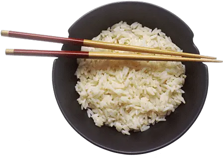 Rice Transparent Background Bowl Of Rice With Chopsticks Png Rice Transparent Background