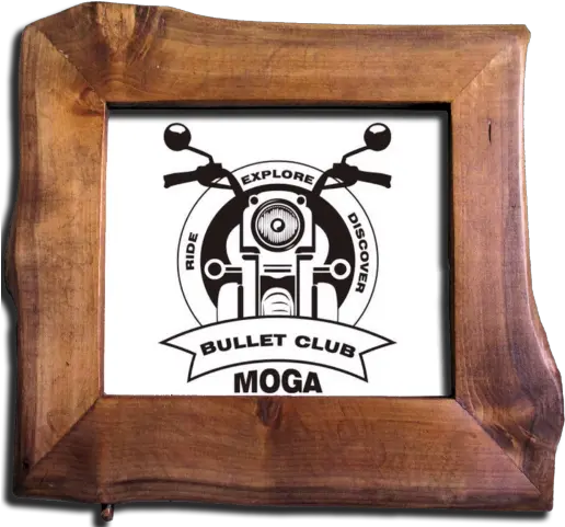 Bullet Club Moga Weu0027re One Ride Picture Frame Png Bullet Club Logo Png