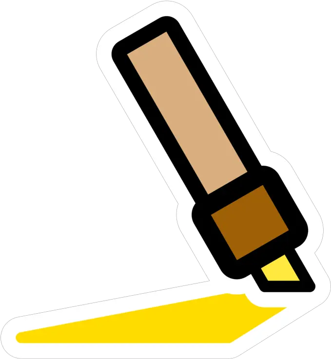 Angle Yellow Line Png Clipart Marker Pen Marker Line Png