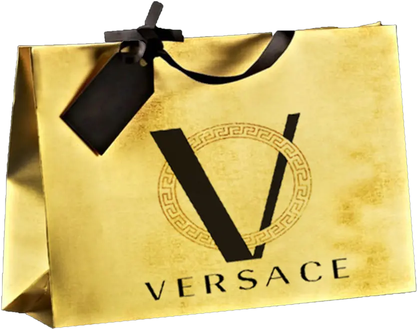 Versace Lorie Versace Shopping Bag Png Versace Logo Png