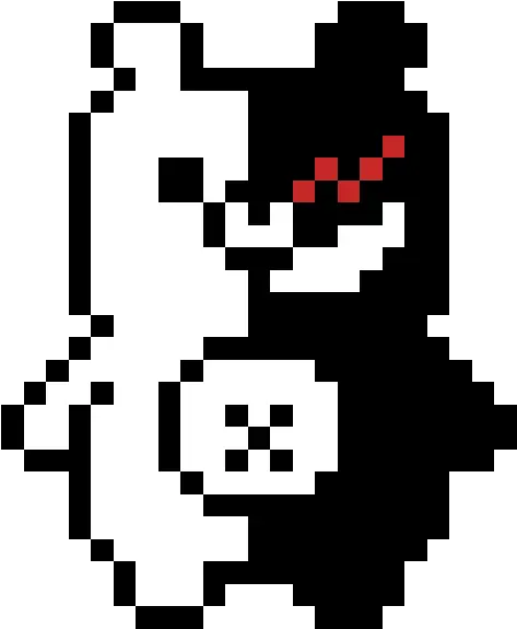 Genji123u0027s Gallery Pixilart Monokuma Pixel Art Png Monokuma Icon