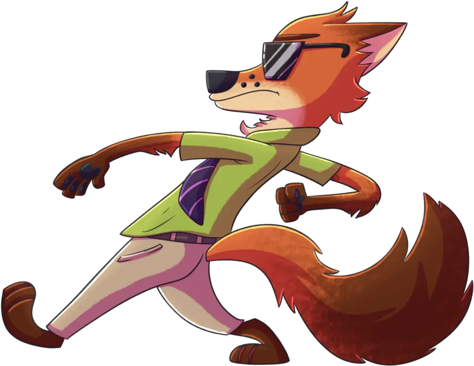 Nick Wilde Cartoon Transparent Nick Wilde Cartoon Png Nick Wilde Png