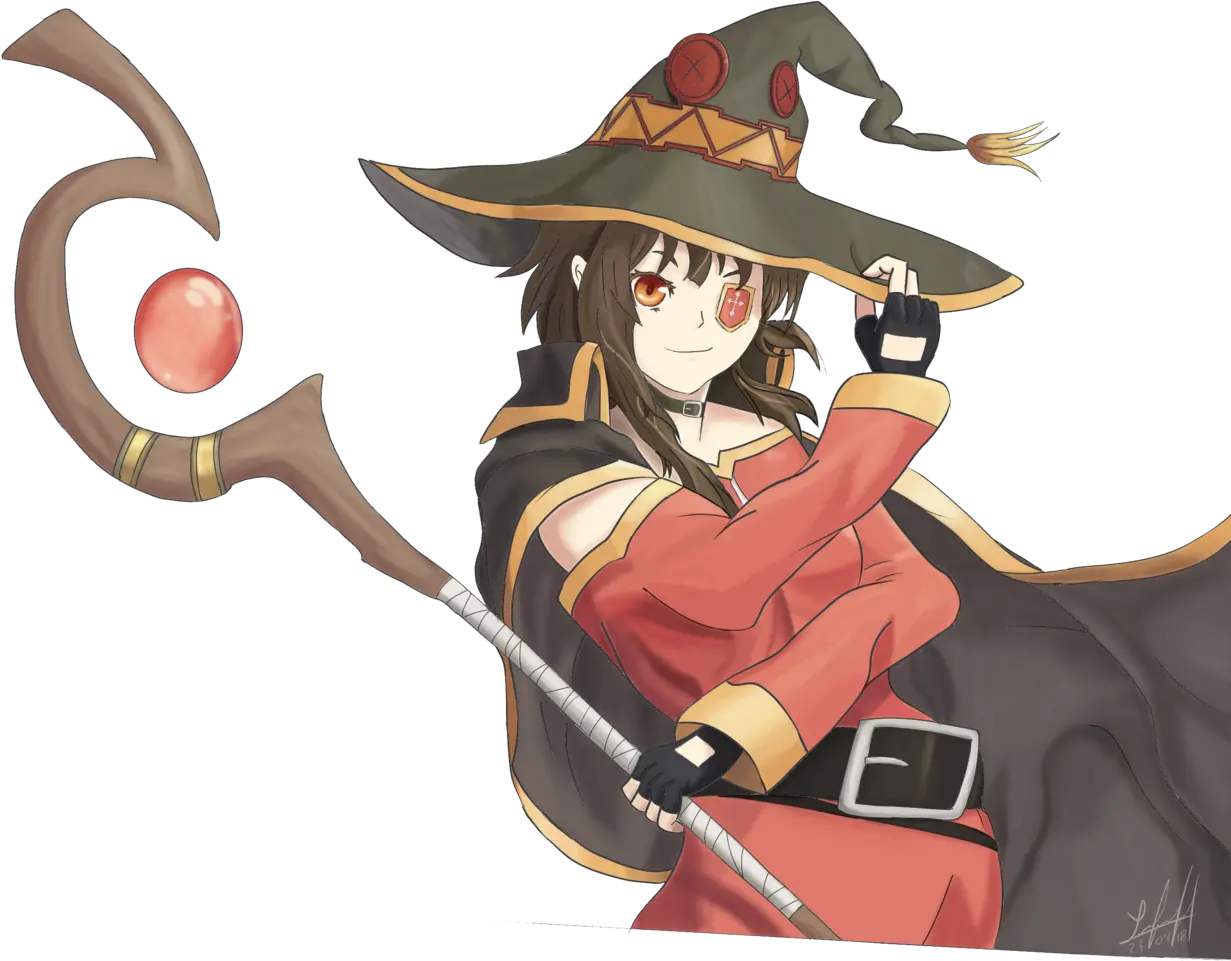 Download Megumin Konosuba Megumin Hd Png Megumin Transparent