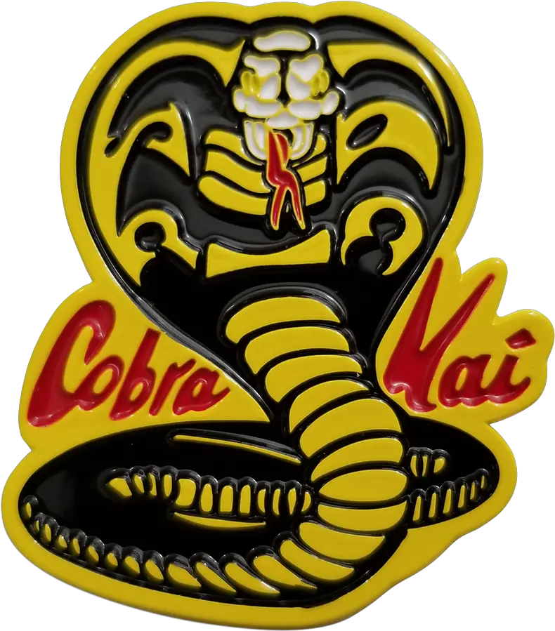 The Karate Kid Cobra Kai Logo Enamel Pin Cobra Kai Logo Svg Png Karate Logo