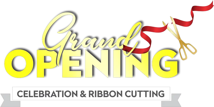 Png Hd Grand Opening Ribbon Cutting Grand Opening Logo In Png Ribbon Cutting Png