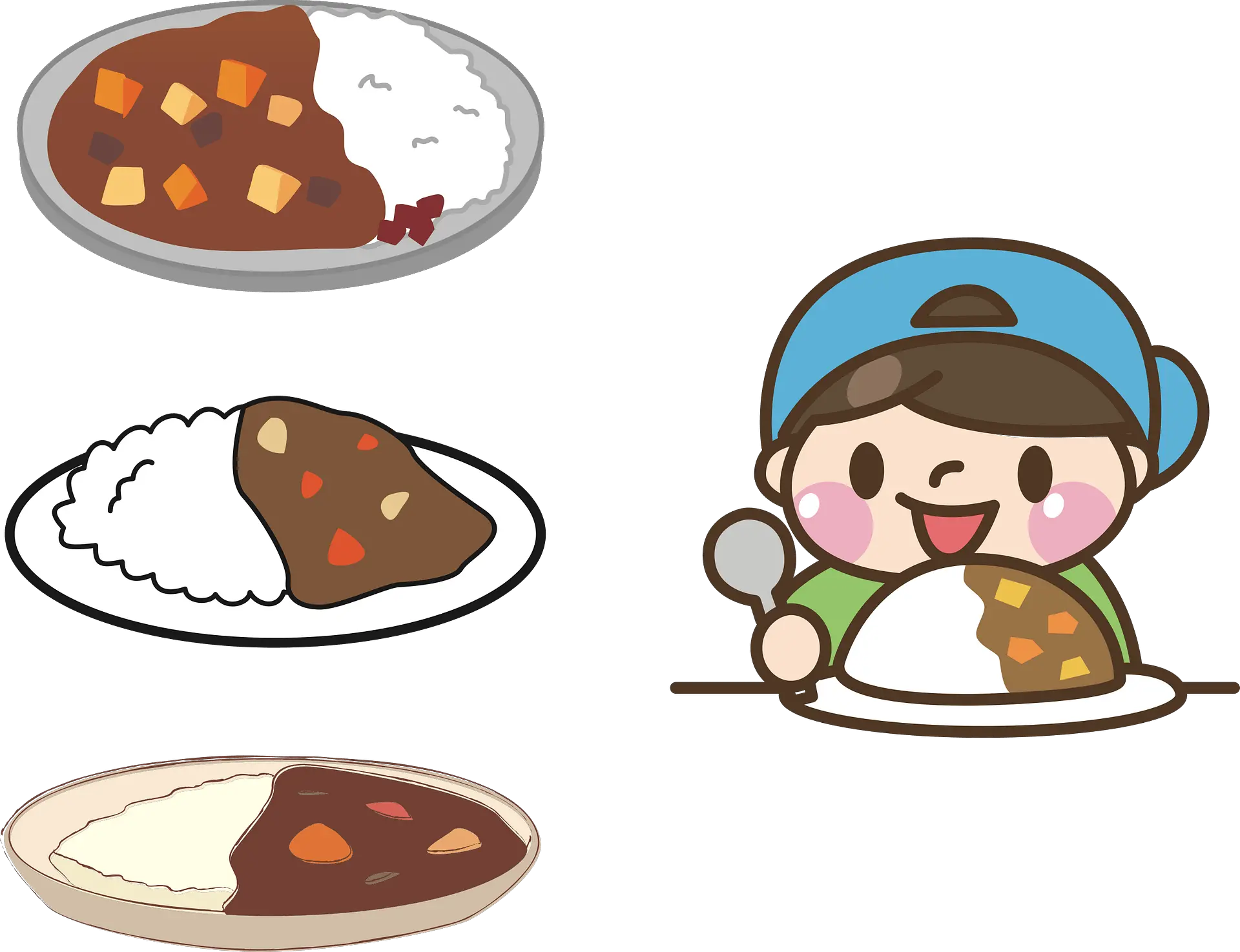 Food Artwork Japanese Curry Png Clipart Curry Rice Clip Art Curry Png