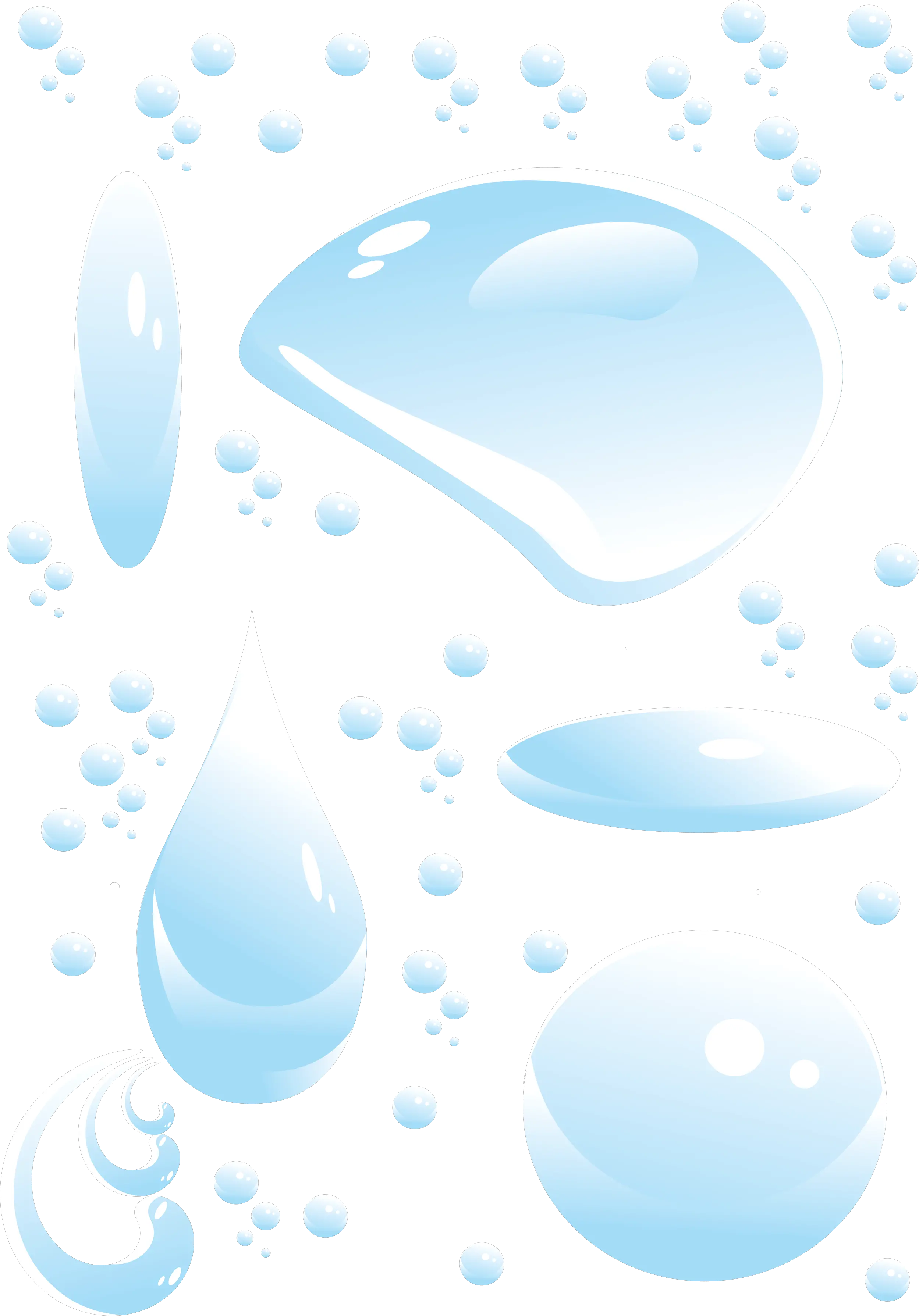 Blue Water Splash Png