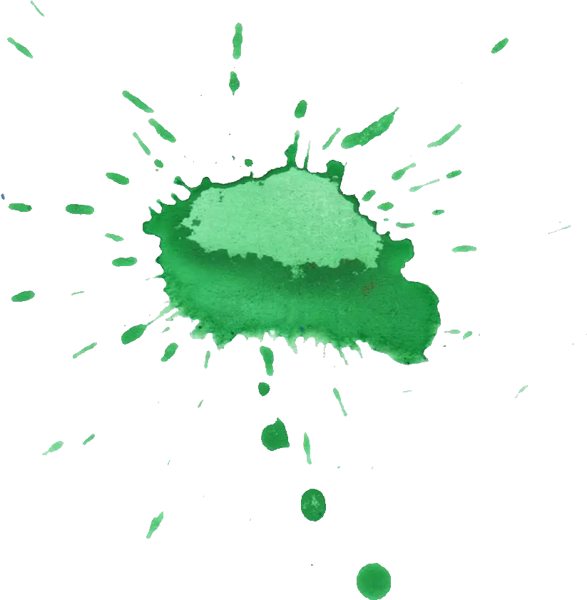 Download Hd Free Watercolor Splatter Drops Png Green Color Drop In Water Drops Png