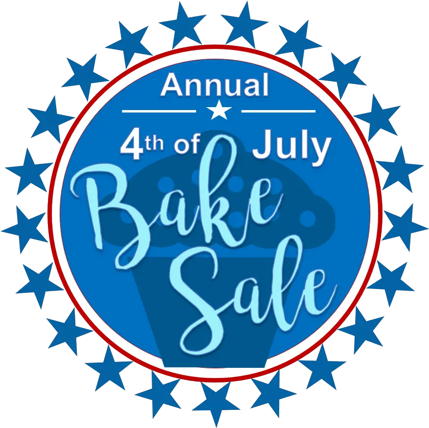 Annual 4th Of July Bake Sale Vvp Events Calendar 13 Star Circle Png 4th Of July Png