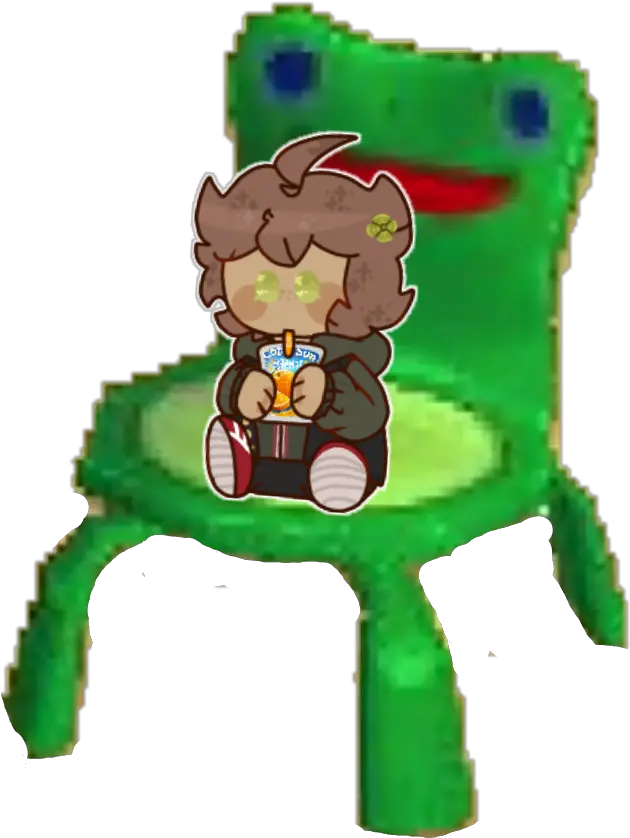 Discord Request Makoto In Da Froggy Chair Drinking A Fictional Character Png Capri Sun Png