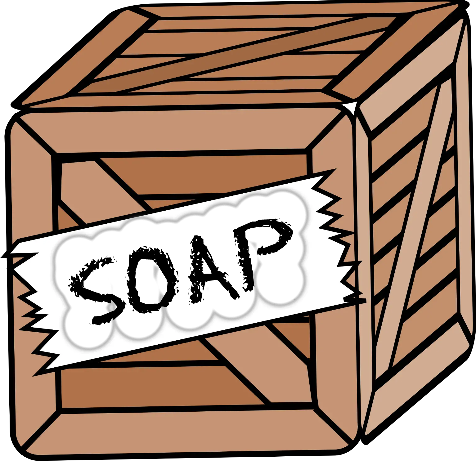 Soap Box Tea Crate Clipart Png Rectangle Box Png