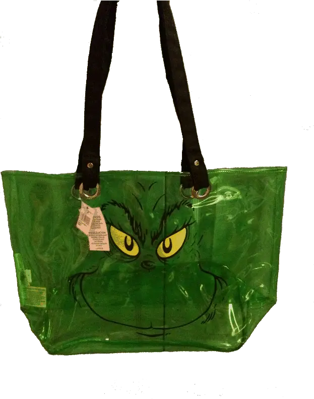 Add To Cart Universal Studios Grinch Vinyl Tote Bag Png Grinch Transparent